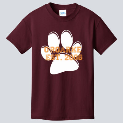 Youth T-Shirt - O'Roarke Paw Print Thumbnail