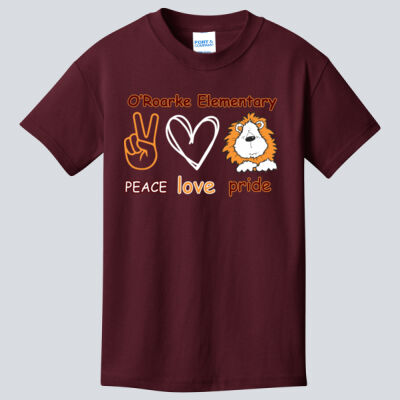 Youth T-Shirt - Peace Love Pride Thumbnail