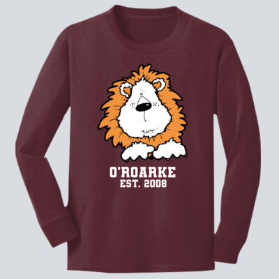 Youth Long Sleeve Shirt - O'Roarke Logo w/ PRIDE on Back Thumbnail