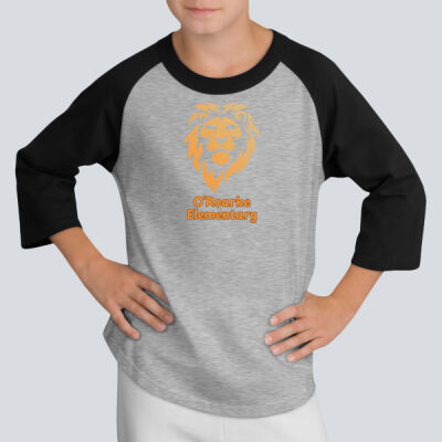 Youth Raglan T-Shirt - O'Roarke New Lion Thumbnail